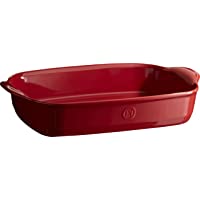 Emile Henry Fuente de cerámica Rectangular para Horno- cerámica- Grand Cru- 42 x 27 x 9 cm